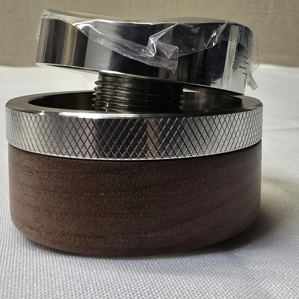 Knodos Coffee Espresso Distributor Tool Adjustable Wooden 54mm NEW Box Breville - Picture 2 of 3